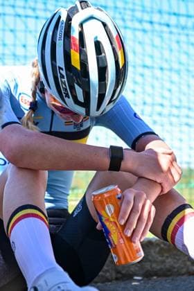 Belgian Laura Five is pictured after the junior women Road Race race (66,3 km) at the cycling UEC Road European Championships, in Ljubljana, Slovenia Sunday 4 October 2026. The UEC Road European Championships are taking place from 02 to 07 October in Ljubljana, Slovenia. DAVIDxPINTENS  x188683227x