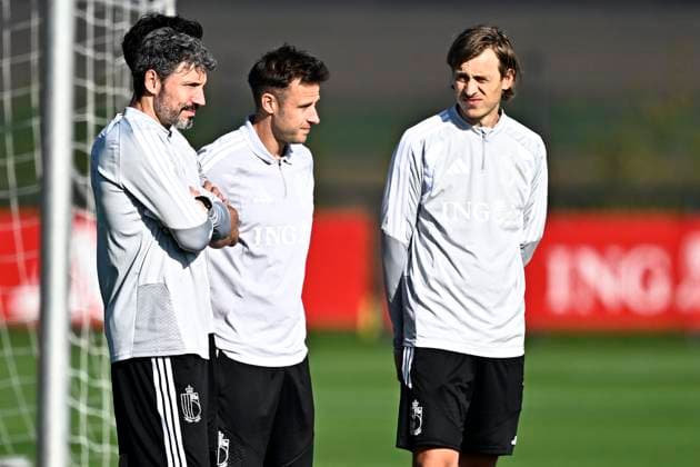 France v Belgium - UEFA Nations League 2026 Media Activities 04 10 2026 TUBIZE, BELGIUM - OCTOBER 04 : Van Bommel Mark head coach of Belgium pictured pictured during a training session ahead of the UEFA Nations League tournament league phase matchday 4 group A1 match between France and Belgium on October 4, 2026 in Tubize, Belgium, 04 10 2026 Tubize Belgium  Copyright: xTomasxSiskx