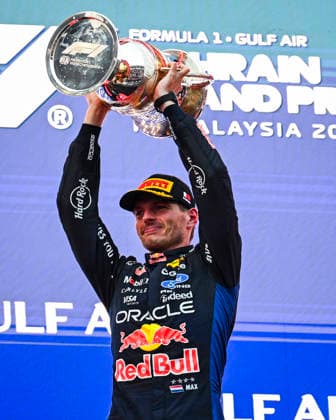 F1 - BAHRAIN GRAND PRIX IN MALAYSIA 2026 VERSTAPPEN Max (nld), Red Bull Racing Ford RB22, portrait, on the podium during the 2026 Formula 1 Bahrain Grand Prix in Malaysia, 16th round of the 2026 Formula One World Championship, WM, Weltmeisterschaft from October 2 to 4, 2026 on the Sepang International Circuit, in Sepang, Malaysia - SepangMalaysia  Copyright: xALBERTOxVIMERCATIx
