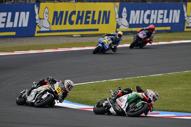 MOTO - MOTO GP - GRAND PRIX OF JAPAN 2026 05 ZARCO Johann (fra), Castrol Honda LCR, Honda RC213V, action with 10 MARINI Luca (ita), Honda HRC Castrol, Honda RC213V during the 2026 MotoGP Motul Grand Prix of Japan on the Twin Ring Motegi Circuit from October 2 to 4th, At Motegi, Japan - MotegiJapan  Copyright: xGIGIxSOLDANOx
