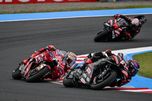 MOTO - MOTO GP - GRAND PRIX OF JAPAN 2026 89 MARTIN Jorge (spa), Aprilia Racing, Aprilia RS-GP26, action with 93 MARQUEZ Marc (spa), Ducati Lenovo Team, Ducati Desmosedici GP26 during the 2026 MotoGP Motul Grand Prix of Japan on the Twin Ring Motegi Circuit from October 2 to 4th, At Motegi, Japan - MotegiJapan  Copyright: xGIGIxSOLDANOx