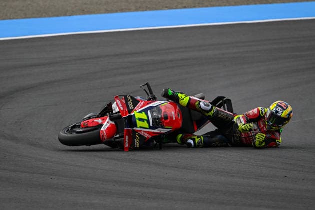 MOTO - MOTO GP - GRAND PRIX OF JAPAN 2026 11 MOREIRA Diogo (bra), Pro Honda LCR, Honda RC213V, action, accident, crash during the 2026 MotoGP Motul Grand Prix of Japan on the Twin Ring Motegi Circuit from October 2 to 4th, At Motegi, Japan - MotegiJapan  Copyright: xGIGIxSOLDANOx