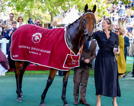 October 4, 2026, Paris, USA: Amusingly (GB) (10) ridden by Colin Keane wins the Qatar Prix Jean-luc Lagardere (Group 1) during Qatar Prix de lÃ¢â‚¬â ¢arc de Triomphe day at Longchamp Racecourse in Paris, France on October 4, 2026. Eclipse Sportswire CSM Paris USA - ZUMAcs17 20261004_faf_cs17_047 Copyright: xSandraxScherningx