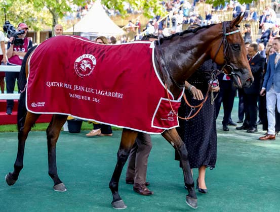 October 4, 2026, Paris, USA: Amusingly (GB) (10) ridden by Colin Keane wins the Qatar Prix Jean-luc Lagardere (Group 1) during Qatar Prix de lÃ¢â‚¬â ¢arc de Triomphe day at Longchamp Racecourse in Paris, France on October 4, 2026. Eclipse Sportswire CSM Paris USA - ZUMAcs17 20261004_faf_cs17_048 Copyright: xSandraxScherningx