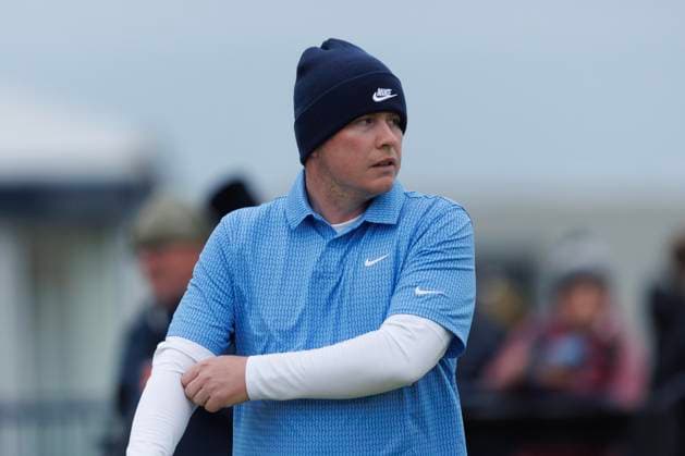 RECORD DATE NOT STATED 4th October 2026; Old Course at St Andrews, Mount Melville, Scotland; DP World Tour Golf, Alfred Dunhill Links Championship, Final Day; Robert Macintyre of Scotland walks to the first tee DavidxYoung