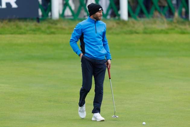 RECORD DATE NOT STATED 4th October 2026; Old Course at St Andrews, Mount Melville, Scotland; DP World Tour Golf, Alfred Dunhill Links Championship, Final Day; Former England footballer James Milner on the eighteenth green DavidxYoung