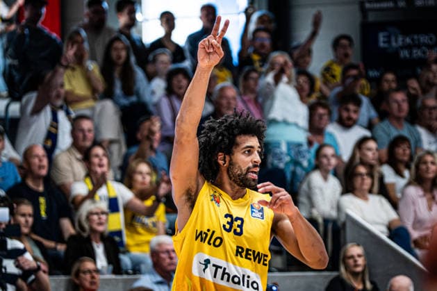 easyCredit BBL - Phoenix Hagen vs. SKYLINERS Frankfurt, Hagen, 04.10.2026, Ischelandhalle Hagen Trenton Gibson (33, Phoenix Hagen, SG) ; easyCredit BBL - Phoenix Hagen vs. SKYLINERS Frankfurt, Hagen, 04.10.2026, Ischelandhalle Hagen Copyright: xBEAUTIFULxSPORTS Piepenstockx