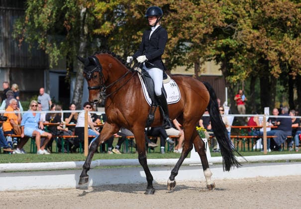 2026.10.04, Deutschland, Ludwigsburg Reiten Dressur Preis der BW - Bank, Ann-Kathrin Lindner (RV Ilsfeld) auf Vitasprint (3. Platz)