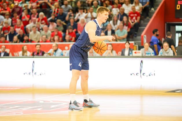 GER, GIESSEN 46ers vs. VfL SparkassenStars Bochum, Basketball, ProA, 3. Spieltag, Spielzeit 2026 2027, 04.10.2026,Niklas Geske (VfL SparkassenStars Bochum) GER, GIESSEN 46ers vs. VfL SparkassenStars Bochum, Basketball, ProA, 3. Spieltag, Spielzeit 2026 2027, 04.10.2026 GIESSEN 46ers Copyright: xEibner-Pressefoto JavadxMohammadpourx EP_JMR