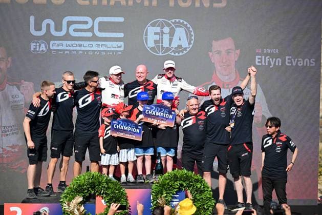 IPA89300008 - Elfyn Evans (GBR) and Scott Martin (GBR) will be crowned the new WRC, Motorsport Rallye, WM champions during the FIA WRC RALLY ITALIA SARDEGNA in Alghero, Italy, on October 1–4, 2026.  Copyright: xFedericoxManoni IPAxSportx xx IPA89300008