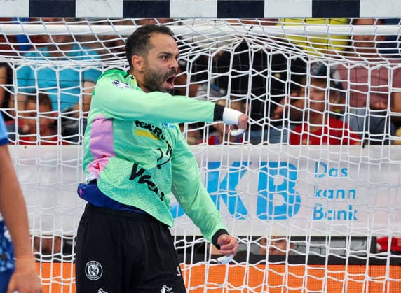 04.10.2026, Deutschland, Stuttgart, Opel HBL, Bundesliga 2026 2027, TVB Stuttgart vs. TBV Lemgo Lippe, Mohamed Essam Moustafa El-Tayar (TVB)