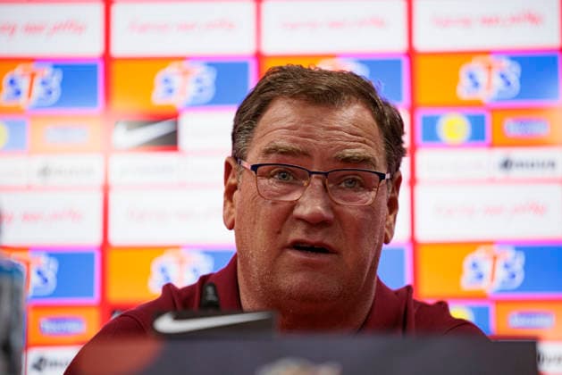 Jan Urban seen during Official press conference, PK, Pressekonferenz and training of Polish National football team before Nations League Division B game against Bosnia and Herzegovina (Maciej Rogowski Ball Raw Images) Zenica Ullevaal Stadion Bosnia and Herzegovina Copyright: xMaciejxRogowskix maciejrogowski_04102026conference-9