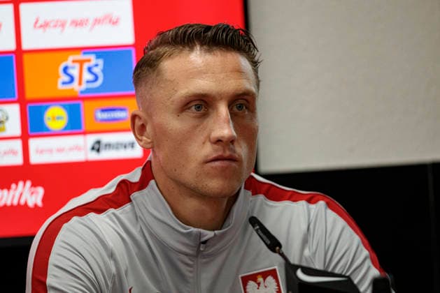 Marcin Bulka seen during Official press conference, PK, Pressekonferenz and training of Polish National football team before Nations League Division B game against Bosnia and Herzegovina (Maciej Rogowski Ball Raw Images) Zenica Ullevaal Stadion Bosnia and Herzegovina Copyright: xMaciejxRogowskix maciejrogowski_04102026conference-10