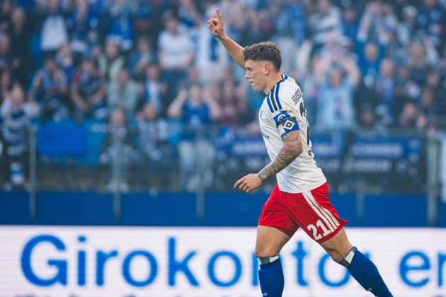 Testspiel: Hamburger SV vs. FC Kopenhagen, 04.10.2026 TOR, JUBEL durch Nicolai Remberg (Hamburger SV, 21) zum 2:0; Fußball, Testspiel: Hamburger SV vs. FC Kopenhagen am 04.10.2026 im Volksparkstadion, Hamburg DFL REGULATIONS PROHIBIT ANY USE OF PHOTOGRAPHS AS IMAGE SEQUENCES AND OR QUASI-VIDEO. Copyright: xBEAUTIFULxSPORTS Tonhäuserx