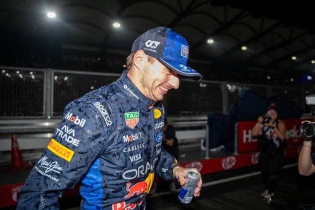 October 4, 2026, Kuala Lumpur, Malaysia: Max Verstappen (NLD) (Oracle Red Bull Racing) celebrates the win after the race of the Formula 1 Bahrain Grand Prix In Malaysia 2026 at the Sepang International Circuit. F1 2026: (Celebrations) Bahrain Grand Prix In Malaysia, Kuala Lumpur 04 Oct 2026  - ZUMAs197 20261004_aaa_s197_047 Copyright: xLucaxMartinix