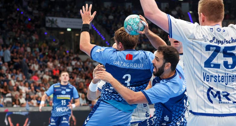 04.10.2026, Deutschland, Stuttgart, Opel HBL, Bundesliga 2026 2027, TVB Stuttgart vs. TBV Lemgo Lippe, Mohamed Amine Darmoul (TVB)