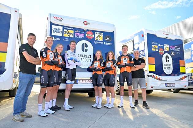 Cycling and Coffee - Lotto Intermarche - Charles Liegeois THIMISTER, BELGIUM - OCTOBER 04 : Charles Liegeois Cyclocross Team during the Cycling and Coffee - Lotto Intermarche - Charles Liegeois Fan Day on October 4, 2026 in Thimister, Belgium, 04 10 2026 ( Thimister Belgium  Copyright: xSesx
