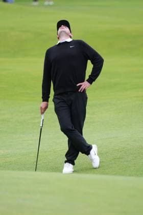 Casey Jarvis reacts after scoring par on the 18th green Alfred Dunhill Links Championship, Round 4, The Old Course, St Andrews, UK, Scotland - 04 Oct 2026 United Kingdom  Copyright: xStuartxWallace Shutterstockx 17185331y