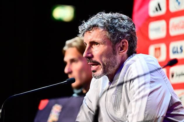 France v Belgium - UEFA Nations League 2026 Media Activities 04 10 2026 PARIS, FRANCE - OCTOBER 04 : Van Bommel Mark head coach of Belgium speaking with the media during a pre-match press conference, PK, Pressekonferenz ahead of the UEFA Nations League tournament league phase matchday 4 group A1 match between France and Belgium on October 4, 2026 in Paris, France, 04 10 2026 Paris France  Copyright: xDexVoechtx-xKalutx