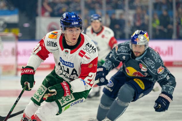 Eishockey, DEL, 20261004, EHC Red Bull München - Augbsburger Panther. Im Bild Philipp Krauß (Augsburg, 20). München SAP-Garden Bayern Deutschland Copyright: Passion2Press MarkusxFischerx