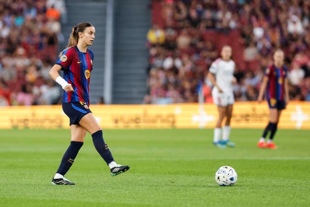 October 4, 2026, Barcelona, Barcelona, Spain: Clara Serrajordi of FC Barcelona, Barca passes the ball during the Spanish Women league, Liga F, football match played between FC Barcelona and Real Madrid CF at Spotify Camp Nou Stadium on October 04, 2026 in Barcelona, Spain. FC Barcelona V Real Madrid CF - Liga F  - ZUMAa181 20261004_zaa_a181_069 Copyright: xJavierxBorregox