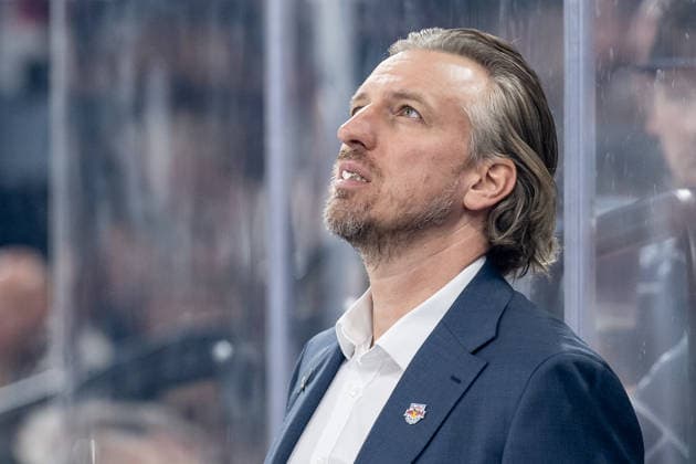 Max Kaltenhauser (Co-Trainer, EHC Red Bull Muenchen) Portrait Portraet GER, EHC Red Bull Muenchen vs. Augsburger Panther, DEL, Saison 2026 2027, 6. Spieltag, 04.10.2026. Foto: HMB Media Heike Feiner Copyright: HMBxMedia HeikexFeiner
