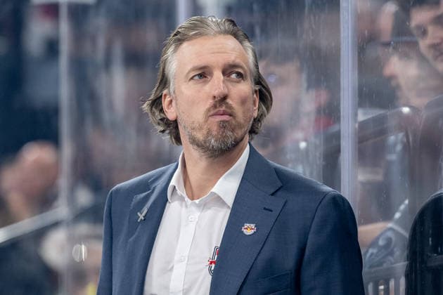 Max Kaltenhauser (Co-Trainer, EHC Red Bull Muenchen) Portrait Portraet GER, EHC Red Bull Muenchen vs. Augsburger Panther, DEL, Saison 2026 2027, 6. Spieltag, 04.10.2026. Foto: HMB Media Heike Feiner Copyright: HMBxMedia HeikexFeiner