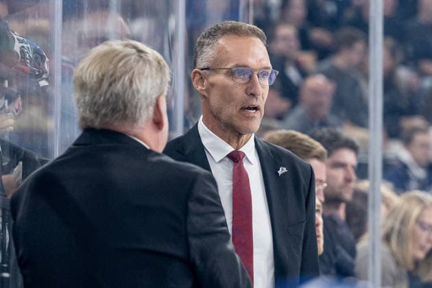 Gerry Fleming (Co-Trainer, Augsburger Panther) GER, EHC Red Bull Muenchen vs. Augsburger Panther, DEL, Saison 2026 2027, 6. Spieltag, 04.10.2026. Foto: HMB Media Heike Feiner Copyright: HMBxMedia HeikexFeiner
