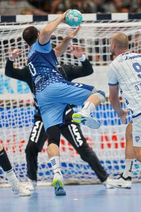 Mohamed Darmoul (TVB Stuttgart, 70) GER, TVB Stuttgart vs. TBV Lemgo Lippe, Handball, Opel Handball-Bundesliga, 6. Spieltag, Spielzeit 2026 2027, 04.10.2026 GER, TVB Stuttgart vs. TBV Lemgo Lippe, Handball, Opel Handball-Bundesliga, 6. Spieltag, Spielzeit 2026 2027, 04.10.2026 Stuttgart Copyright: xEibner-Pressefoto SoerenxHerwegx EP_SHG