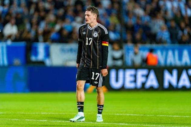Nations League, Gruppe A, 4. Spieltag, Griechenland vs. Deutschland im Toumba Stadion in Thessaloniki Florian Wirtz (Deutschland) Copyright: xBahhoxKarax