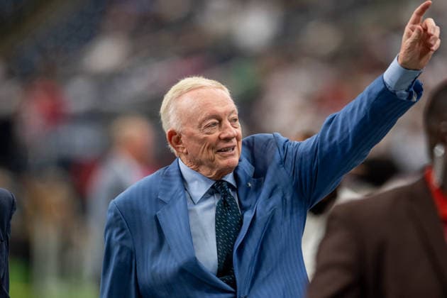 October 4, 2026: Dallas Cowboys owner Jerry Jones prior to a game between the Dallas Cowboys and the Houston Texans in Houston, TX. .. CSM - ZUMAc04_ 20261004_zma_c04_041 Copyright: xTraskxSmithx