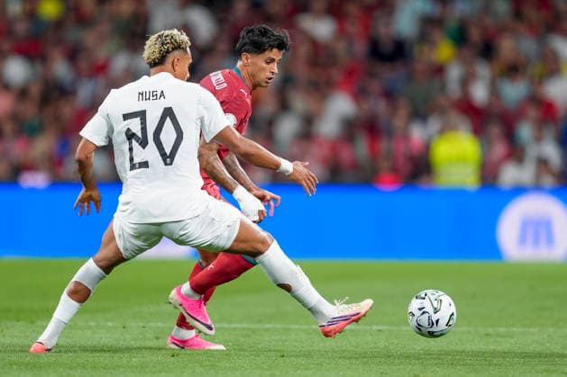 Soccer, Nations League: Portugal vs. Norway, Nations League Porto, Portugal 20261004 Norway s Antonio Nusa during the international soccer match between Portugal and Norway in the Nations League at Estádio do Dragão. Photo: Lise Aserud, NTB, Porto, Portugal. EDITORIAL USE ONLY. RESTRICTED USE FOR BETTING COMPANIES.  Copyright: xLisexAserudxx xNTBx