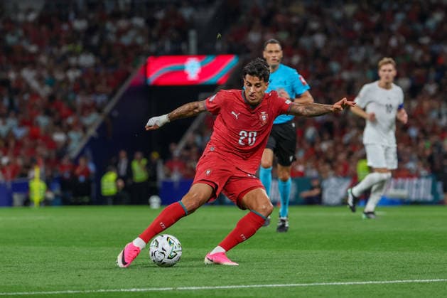 Porto, Portugal - October 04: Joao Cancelo (Portugal) in action, with the ball during the UEFA Nations League 2026 27 League Phase Matchday 4 match between Portugal and Norway at Estadio do Dragao in Porto, Portugal Copyright: HMBxMedia JoaquimxFerreira