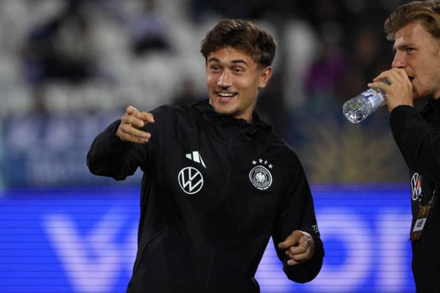 04.10.2026, Fussball, Herren, UEFA Nations League 2027, Griechenland - Deutschland, Tom Bischof (Deutschland) Thessaloniki Toumba Stadium Thessaloniki Griechenland (GRE) Copyright: xSebastianxBachx