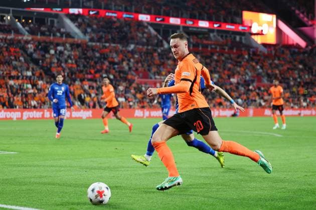 EINDHOVEN - Teun Koopmeiners of the Netherlands during the UEFA Nations League match between the Netherlands and Serbia at the Philips Stadium on October 4, 2026 in Eindhoven, the Netherlands. SONNY LENSEN ANP xVIxANPxSportx xxANPxIVx 571519872 originalFilename: 571519872.jpg