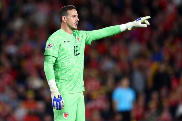 Danny Ward of Wales Wales v Denmark, UEFA Nations League, Football, Cardiff City Stadium, Cardiff, UK - 04 Oct 2026Cardiff Cardiff City Stadium United Kingdom  Copyright: xKieranxMcManus Shutterstockx 17185536r
