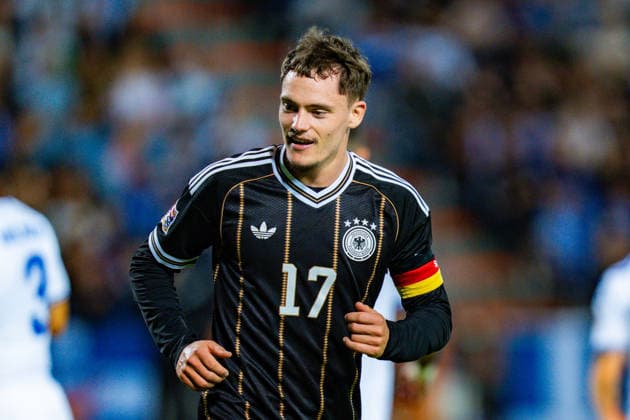 Nations League, Gruppe A, 4. Spieltag, Griechenland vs. Deutschland im Toumba Stadion in Thessaloniki Florian Wirtz (Deutschland) Copyright: xBahhoxKarax