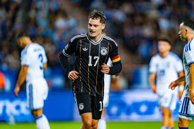 Nations League, Gruppe A, 4. Spieltag, Griechenland vs. Deutschland im Toumba Stadion in Thessaloniki Florian Wirtz (Deutschland) Copyright: xBahhoxKarax