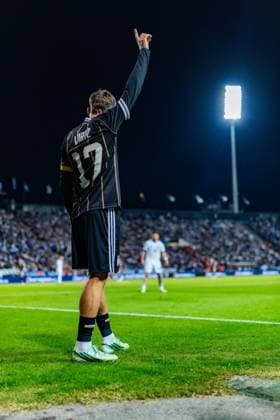 Nations League, Gruppe A, 4. Spieltag, Griechenland vs. Deutschland im Toumba Stadion in Thessaloniki Florian Wirtz (Deutschland) Copyright: xBahhoxKarax