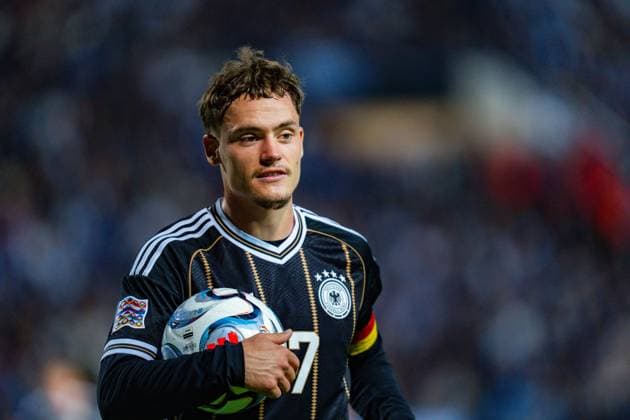 Nations League, Gruppe A, 4. Spieltag, Griechenland vs. Deutschland im Toumba Stadion in Thessaloniki Florian Wirtz (Deutschland) Copyright: xBahhoxKarax