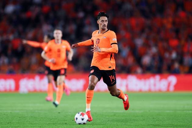 EINDHOVEN - Tijjani Reijnders of the Netherlands during the UEFA Nations League match between the Netherlands and Serbia at the Philips Stadium on October 4, 2026 in Eindhoven, the Netherlands. SONNY LENSEN ANP xVIxANPxSportx xxANPxIVx 571520628 originalFilename: 571520628.jpg