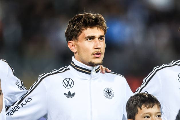 Fussball, UEFA Nations League Saison 2026 2027 Gruppe A2 - 4.Spieltag Griechenland - Deutschland 04.10.2026, Toumba Stadium Thessaloniki Tom Bischof (Deutschland, 8) Thessaloniki Toumba Stadium Griechenland