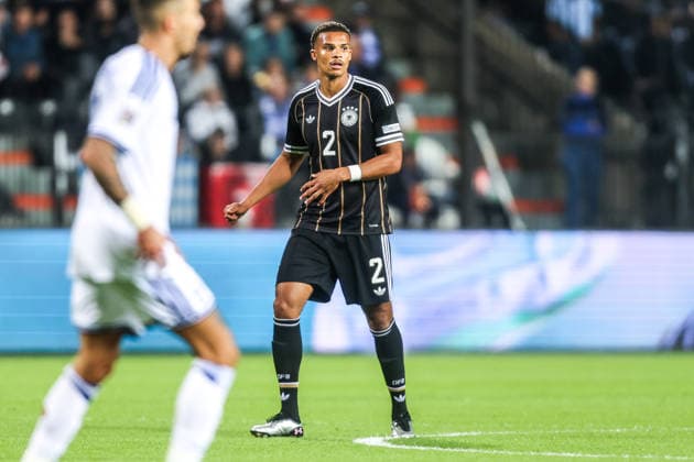 Fussball, UEFA Nations League Saison 2026 2027 Gruppe A2 - 4.Spieltag Griechenland - Deutschland 04.10.2026, Toumba Stadium Thessaloniki Malick Thiaw (Deutschland, 2) Thessaloniki Toumba Stadium Griechenland