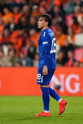 UEFA Nations League: The Netherlands v Serbia Eindhoven - Mihajlo Cvetkovic of Serbia celebrates scoring his team s first goal (1-1) during the league phase matchday 4 competition round of the 2026 2027 UEFA Nations League season. The match is set between The Netherlands and Serbia at Philips Stadion on 4 October 2026 in Eindhoven, Netherlands. (Hero Images Yannick Verhoeven) Copyright: xYannickxVerhoevenx