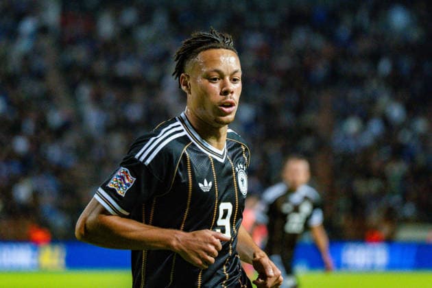 Nations League, Gruppe A, 4. Spieltag, Griechenland vs. Deutschland im Toumba Stadion in Thessaloniki Derry Scherhant (Deutschland) Copyright: xBahhoxKarax