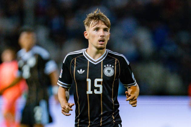 Nations League, Gruppe A, 4. Spieltag, Griechenland vs. Deutschland im Toumba Stadion in Thessaloniki Lennart Karl (Deutschland) Copyright: xBahhoxKarax