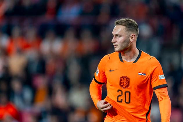 EINDHOVEN - Nederland midfielder Teun Koopmeiners during the UEFA Nations League match between Nederland and Servie at Philips Stadion on 4 October 2026 in Eindhoven, Nederland. (Photo by DeFodi Images) -
