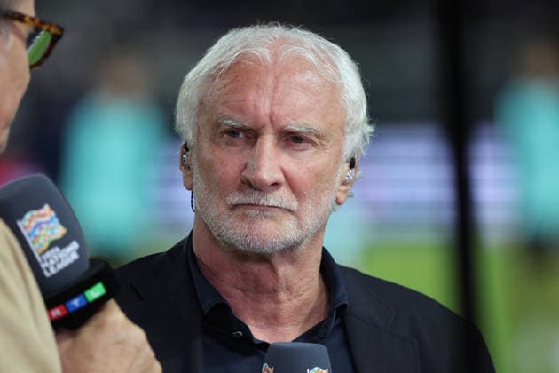 04.10.2026, Fussball, Herren, UEFA Nations League 2027, Griechenland - Deutschland, Sportdirektor des Deutschen Fussball-Bundes Rudi Völler Thessaloniki Toumba Stadium Thessaloniki Griechenland (GRE) Copyright: xSebastianxBachx