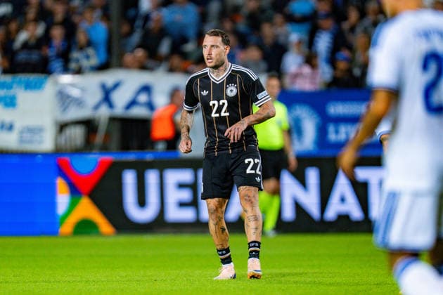 Nations League, Gruppe A, 4. Spieltag, Griechenland vs. Deutschland im Toumba Stadion in Thessaloniki David Raum(Deutschland) Copyright: xBahhoxKarax