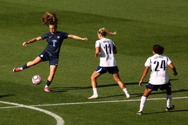 Tottenham Hotspur v London City Lionesses 04 October 2026, London - Women s Super League - Tottenham Hotspur v London City Lionesses - Lucia Corrales of London City Lionesses - Photo: Jacques Feeney Offside. London UK Copyright: xJacquesxFeeneyx xOffsidexOffside